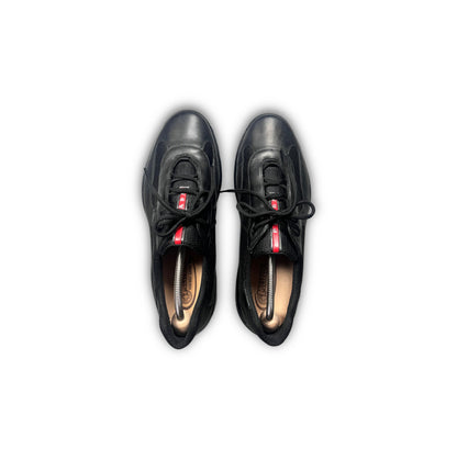 Prada Americas Cup Sneaker Triple 2000s black