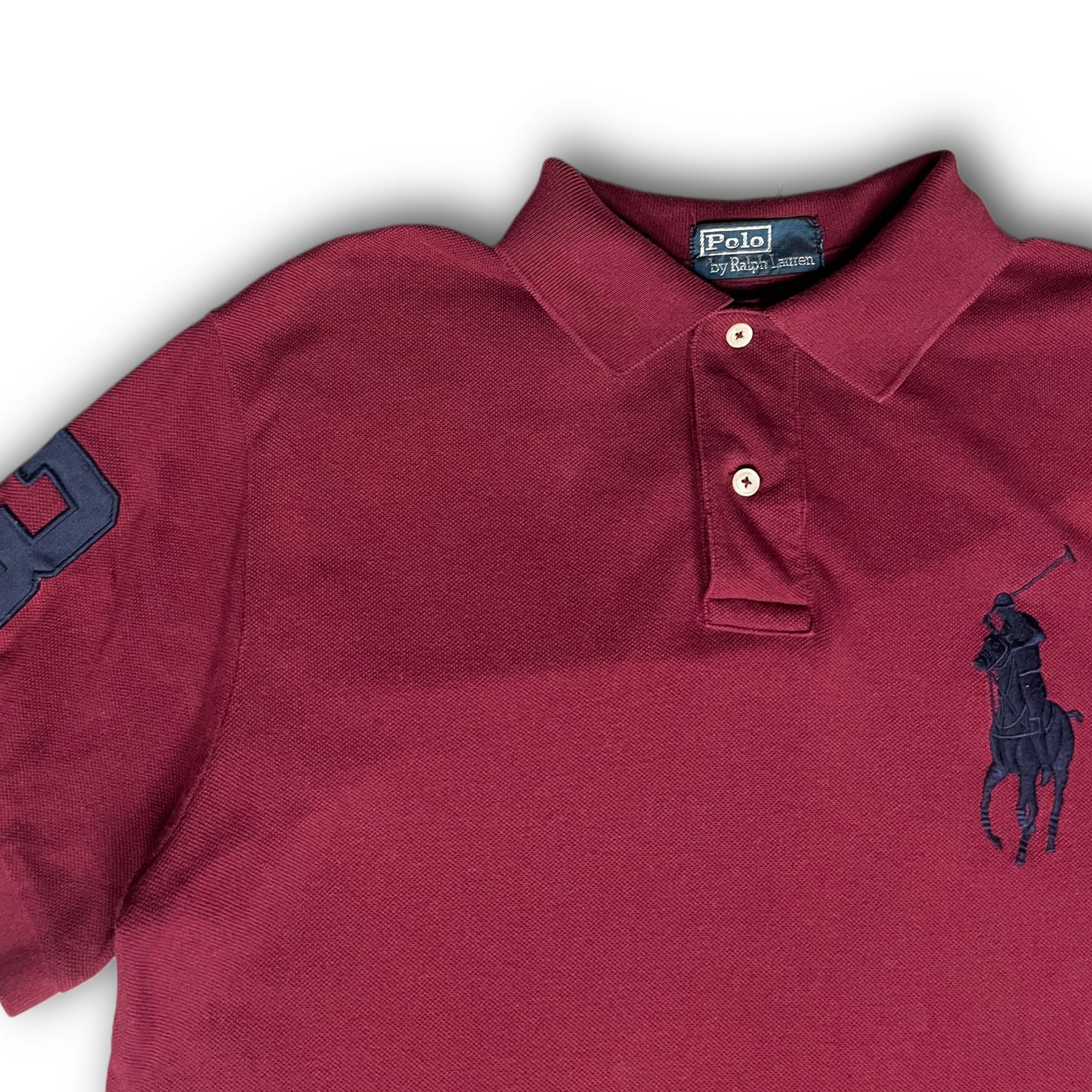 Polo Ralph Lauren Vintage Big Pony Polo Shirt bordeaux red