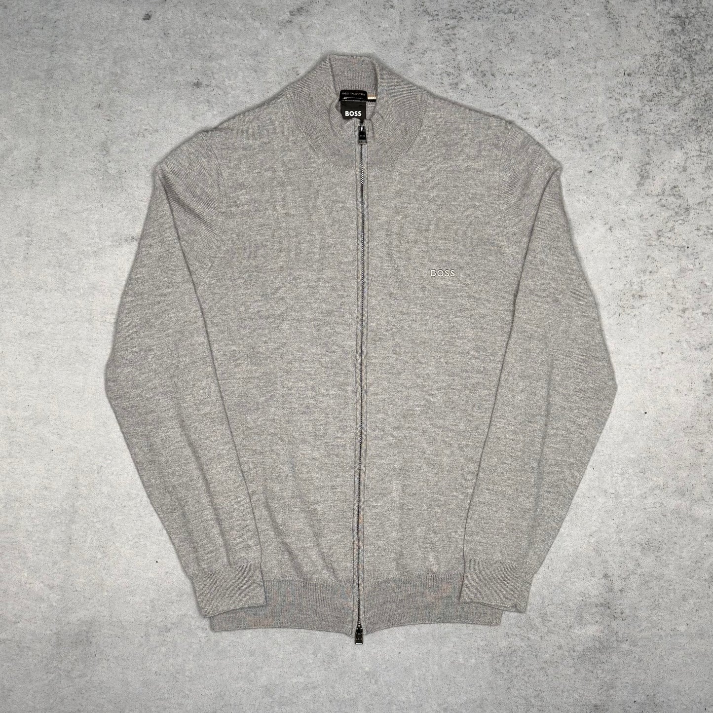 Hugo Boss Full Zip Knit Jacket grey (S)