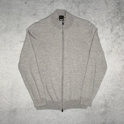 Hugo Boss Full Zip Knit Jacket grey (S)