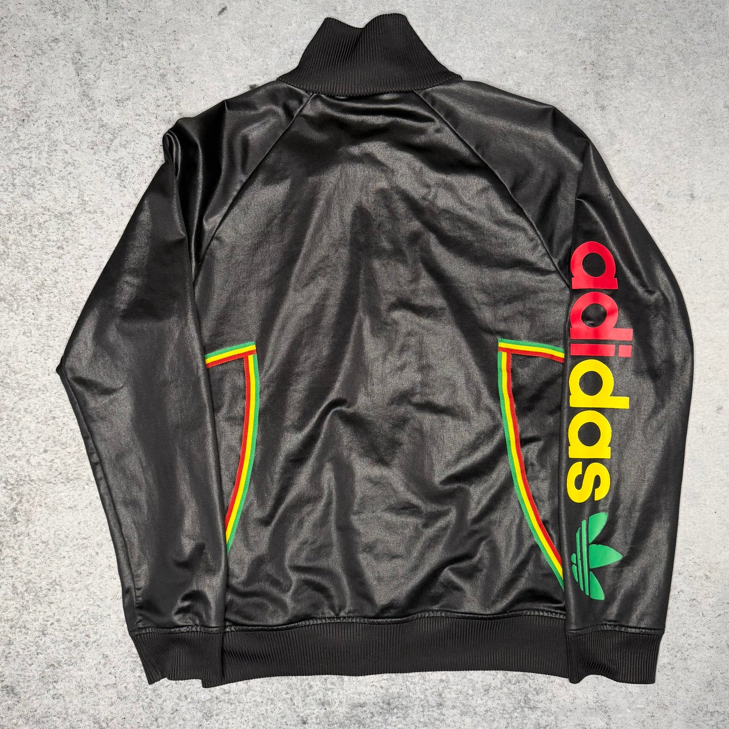 Adidas Vintage Chile62 Track Jacket Reggae Jamaica black (S)
