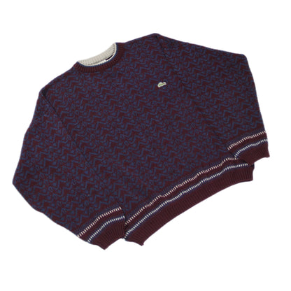 Lacoste Vintage Wool Sweater navy "Chemise Lacoste"