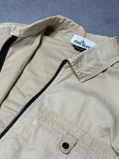 Stone Island Zip Jacket Overshirt beige (S)