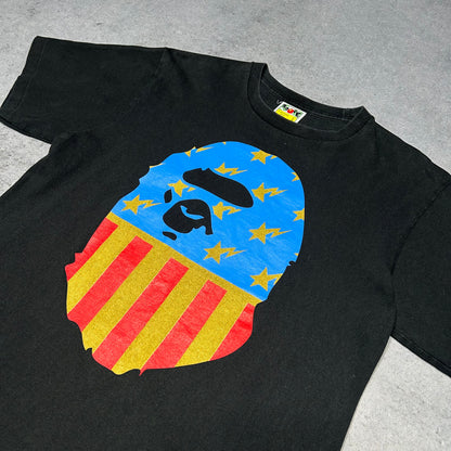 BAPE Big Head Americana Tee Shirt black (fits M)