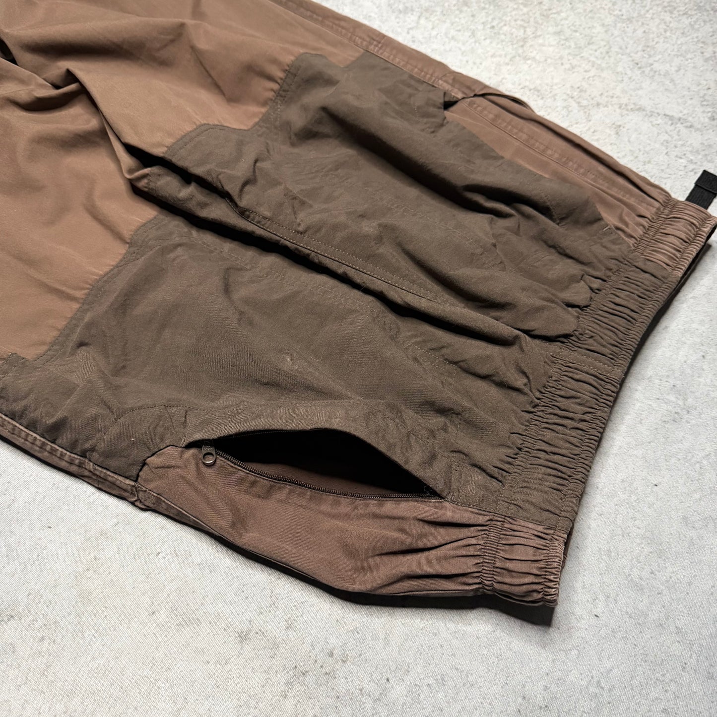Nike 00s SPRTDLX Outdoor Fleece Lined Track Pants brown (L)