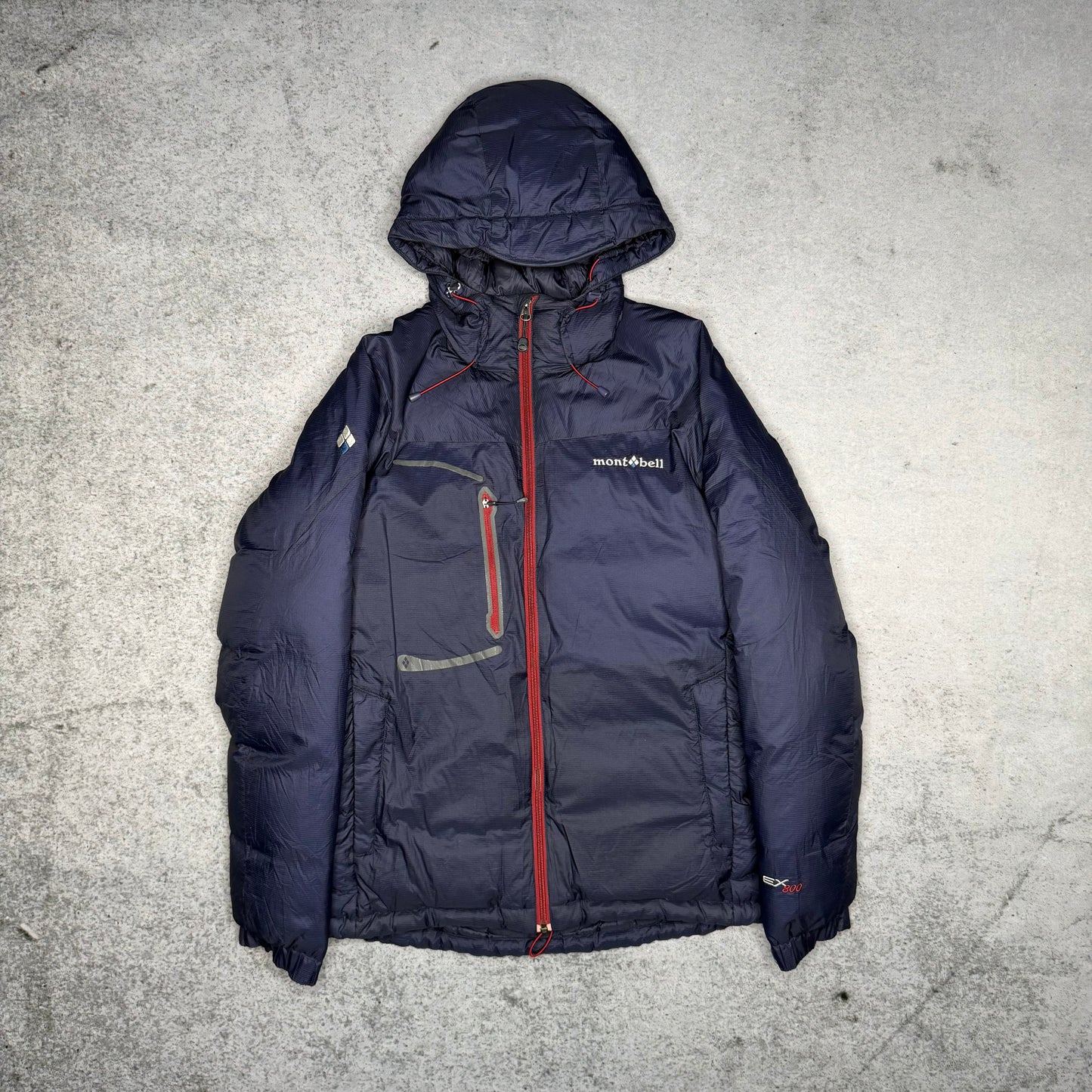 Montbell Japan EX800 Down Puffer Jacket blue (M)