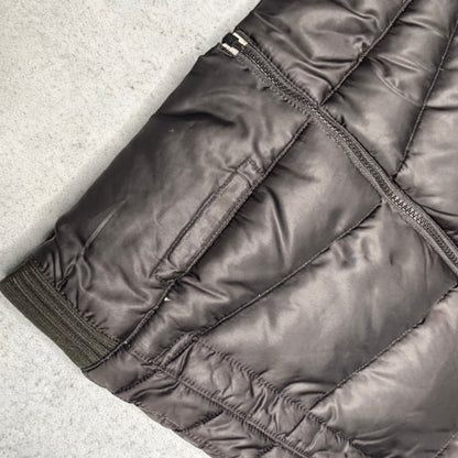 The North Face Nuptse 550 Womens Hooded Puffer Gilet Weste black (S)