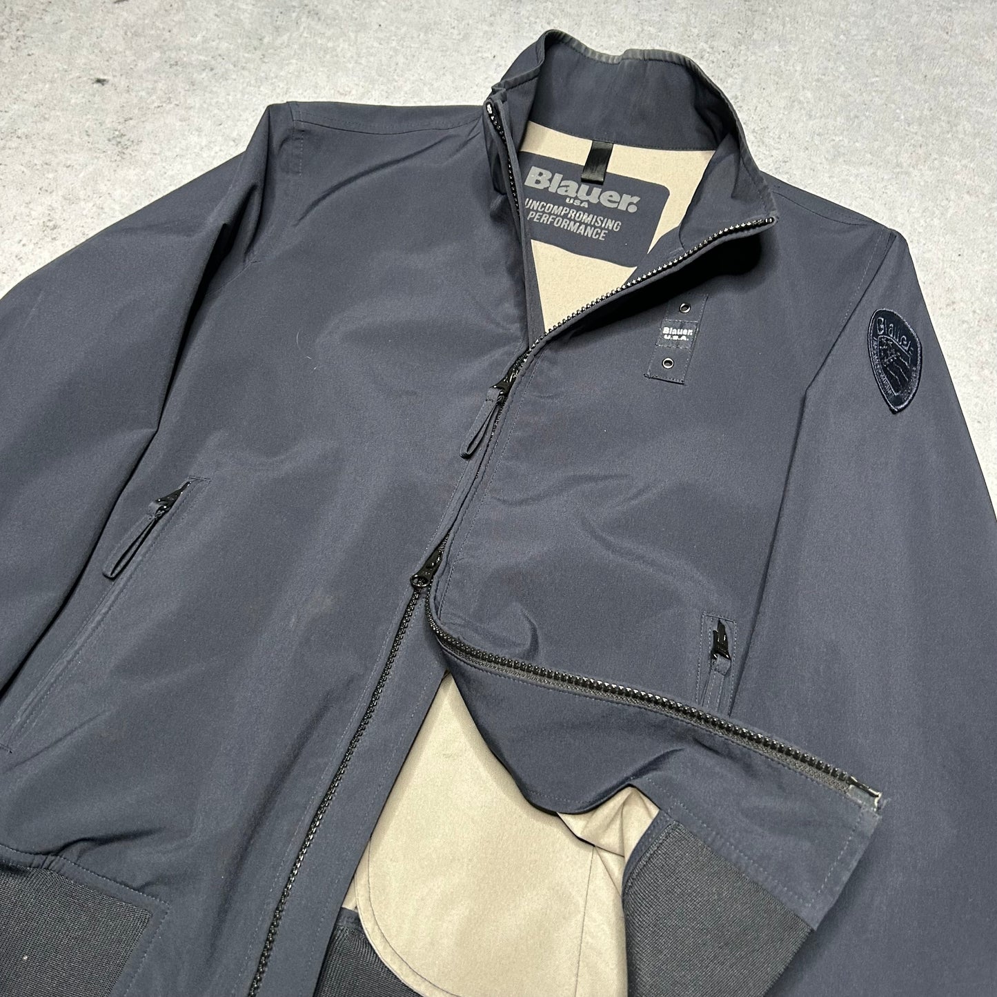 Blauer USA Soft Shell Bomber Jacket navy blue (S)