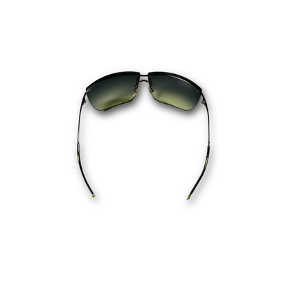 Gucci Vintage Frameless Sunglasses Shades GG green