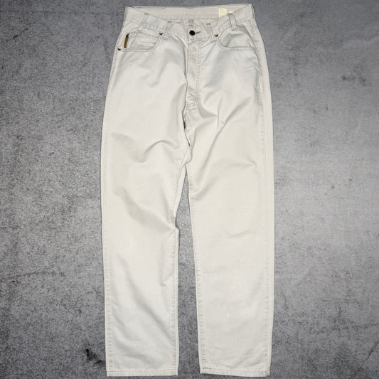 Armani Jeans Vintage Straight Chino creme white (fits M)