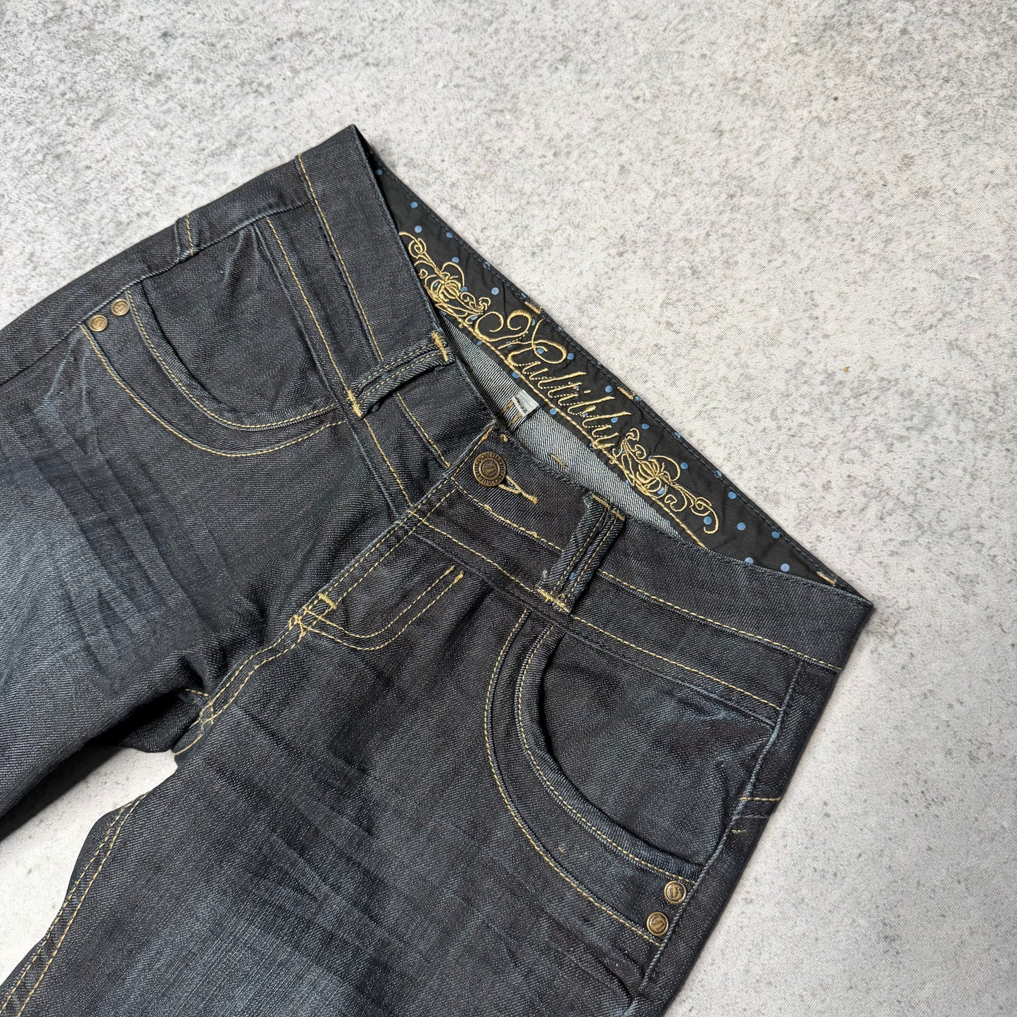 Multiblu Y2K Low Waist Bootcut Denim (wmns 36)
