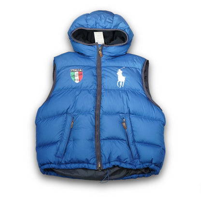 Polo Ralph Lauren Big Pony Chief Keef Italia Puffer Gilet Weste (XL)