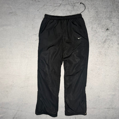 Nike 00s Baggy Track Pants w/ Fleece Insulation black (fits M-L)