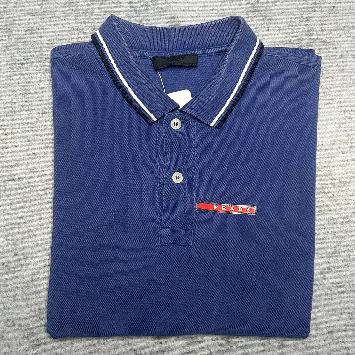 Prada Sport Linea Rossa Polo Shirt blue (S)