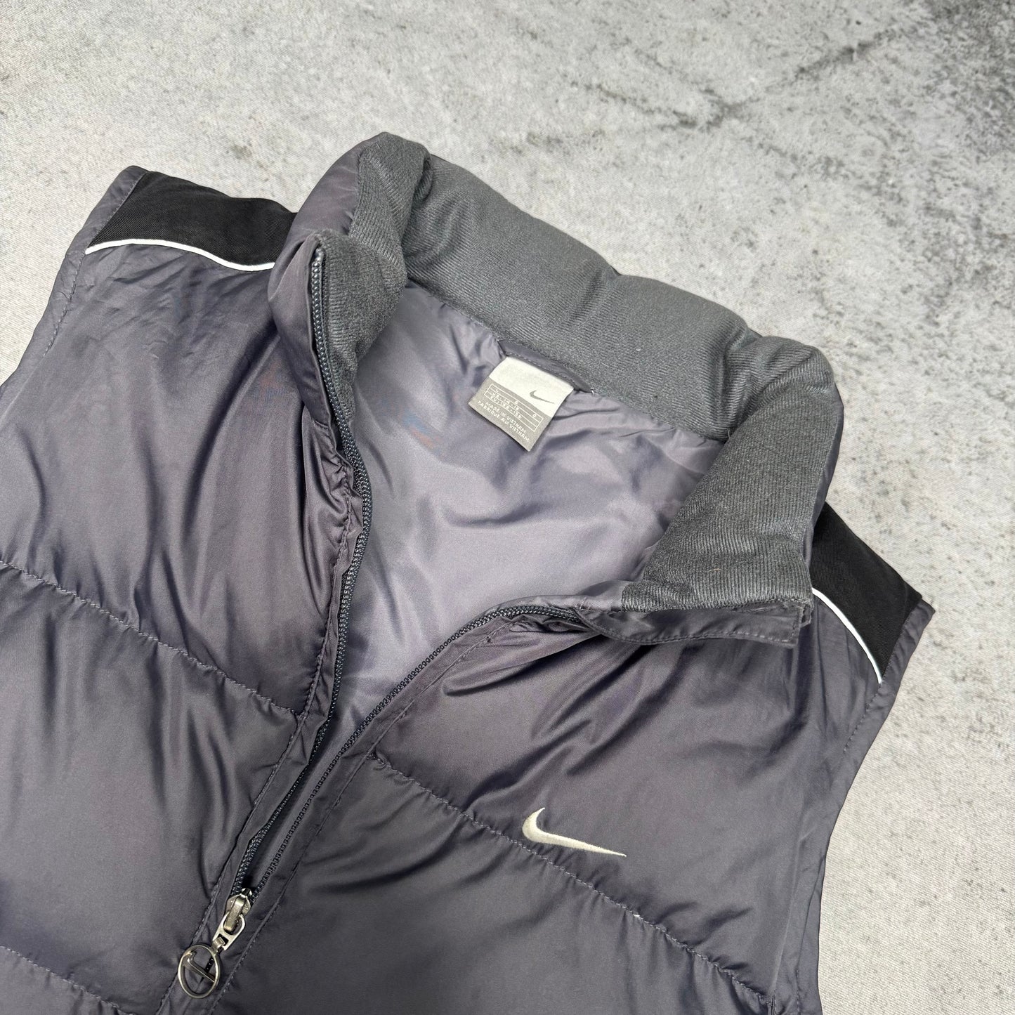 Nike 00s Puffer Gilet Weste grey black (S)