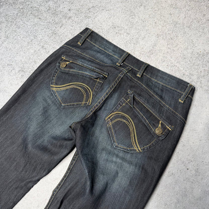 Multiblu Y2K Low Waist Bootcut Denim (wmns 36)