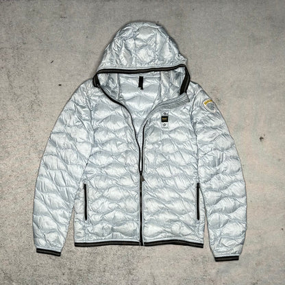 Blauer USA Hooded Wave Puffer Jacket baby blue (fits S)