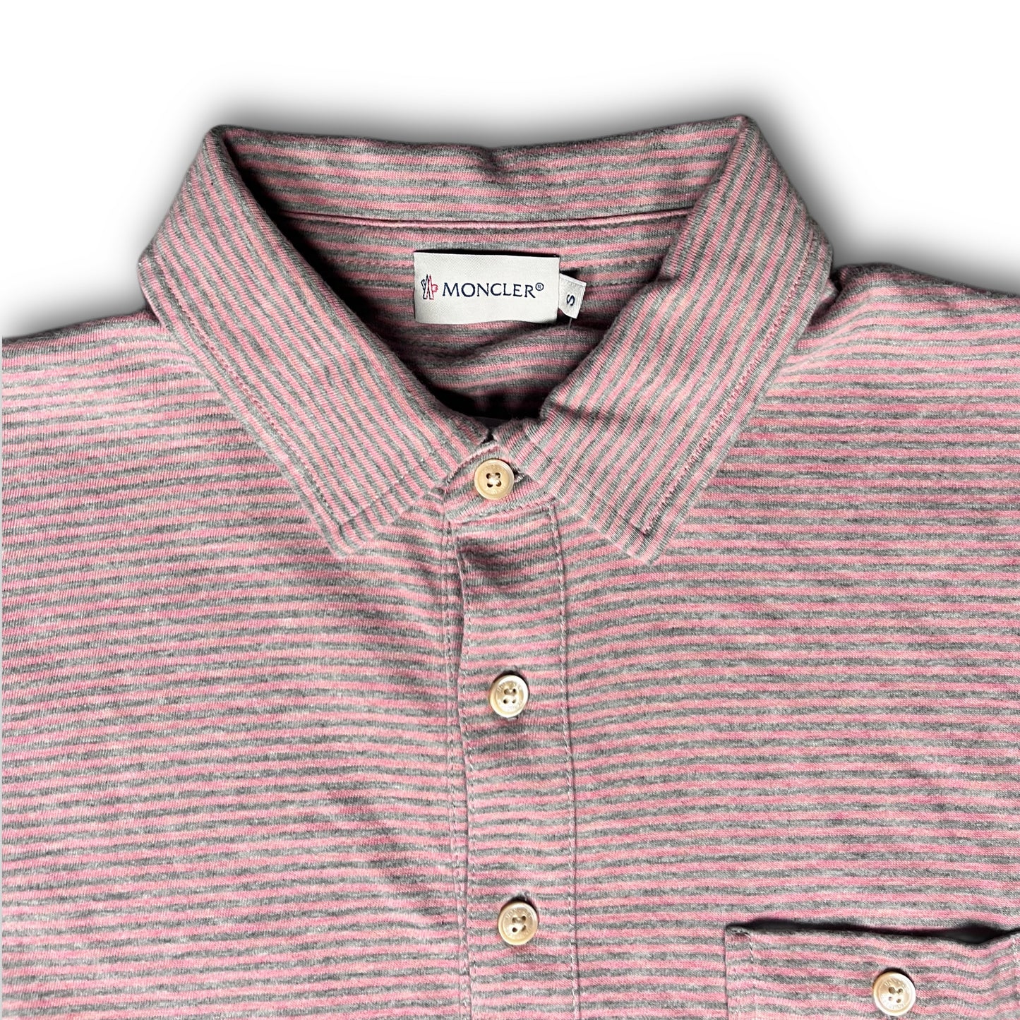 Moncler Polo Shirt grey rosé