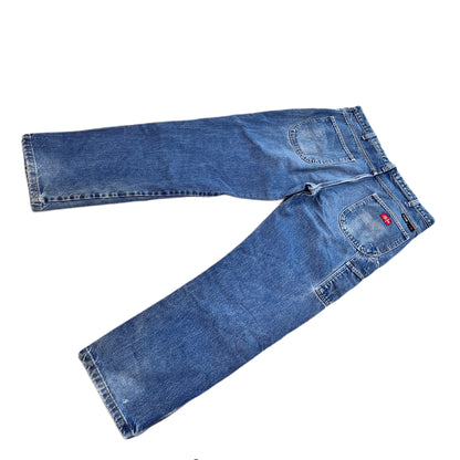 Dickies Vintage Workwear Fire Resistant Carpenter Cargo Jeans Denim