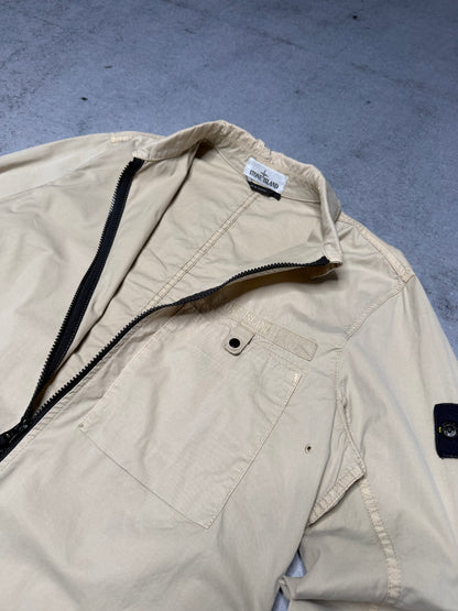Stone Island Zip Jacket Overshirt beige (S)