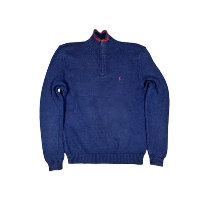 Polo Ralph Lauren Vintage Quarter Zip Knit Sweater