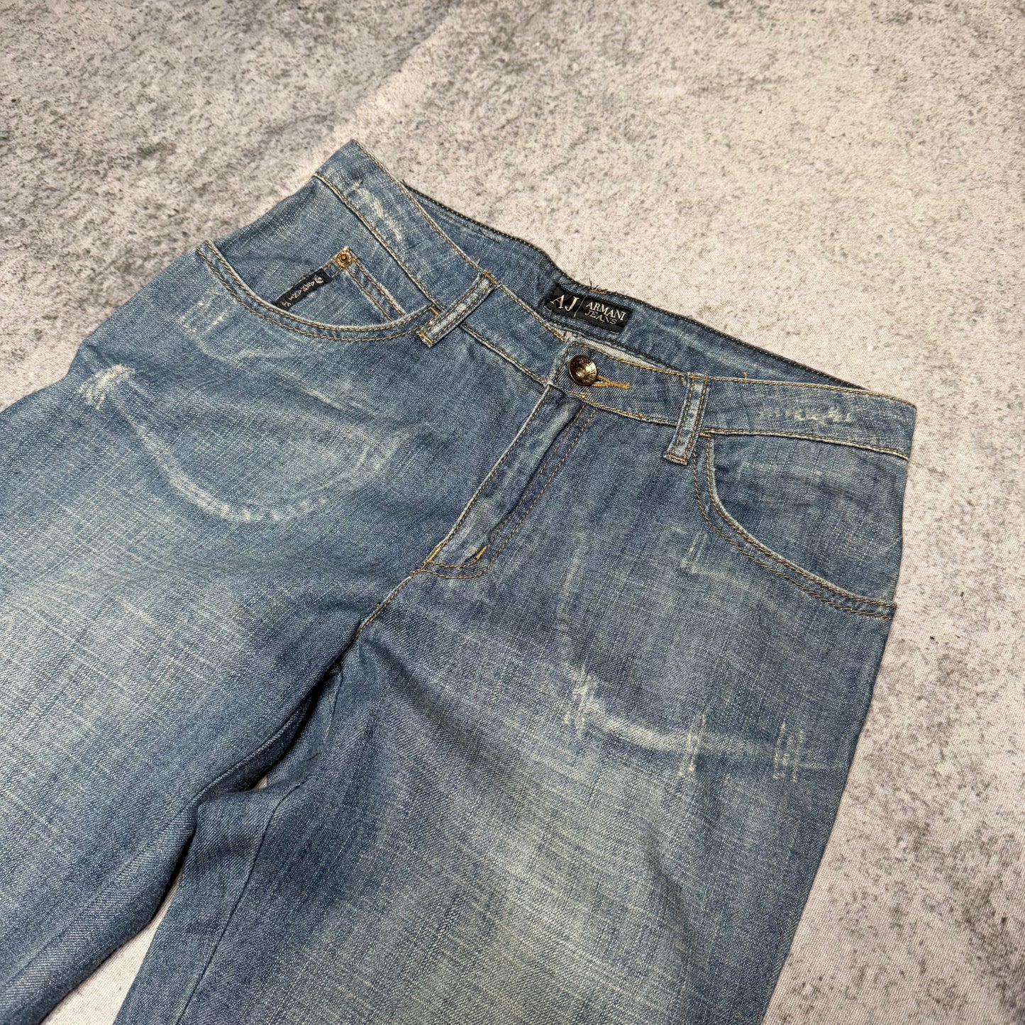 Armani Jeans 00s Womens Jeans Low Waist Bootcut (26 fits XS)