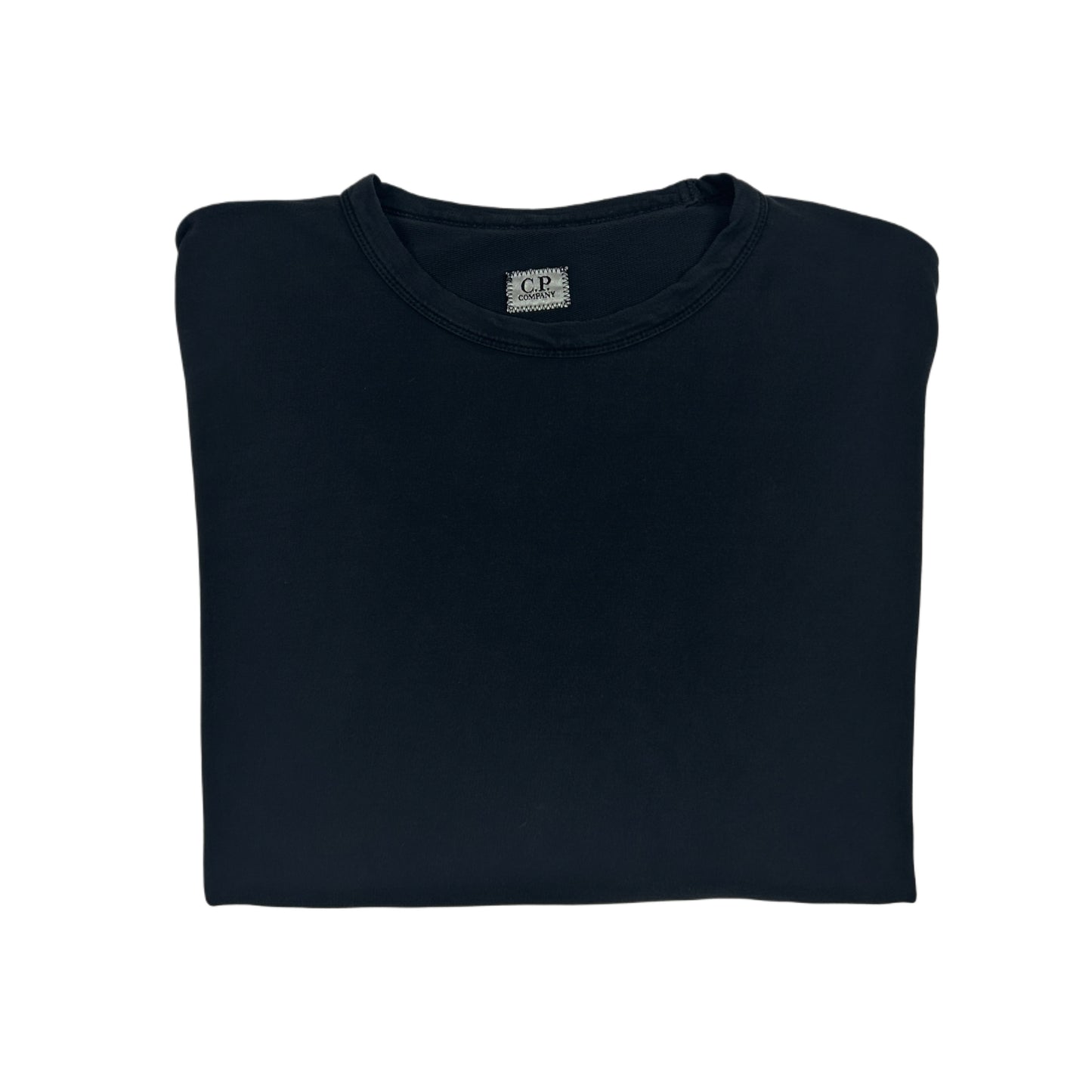 C.P. Company Light Sweater Crewneck with Lens navy