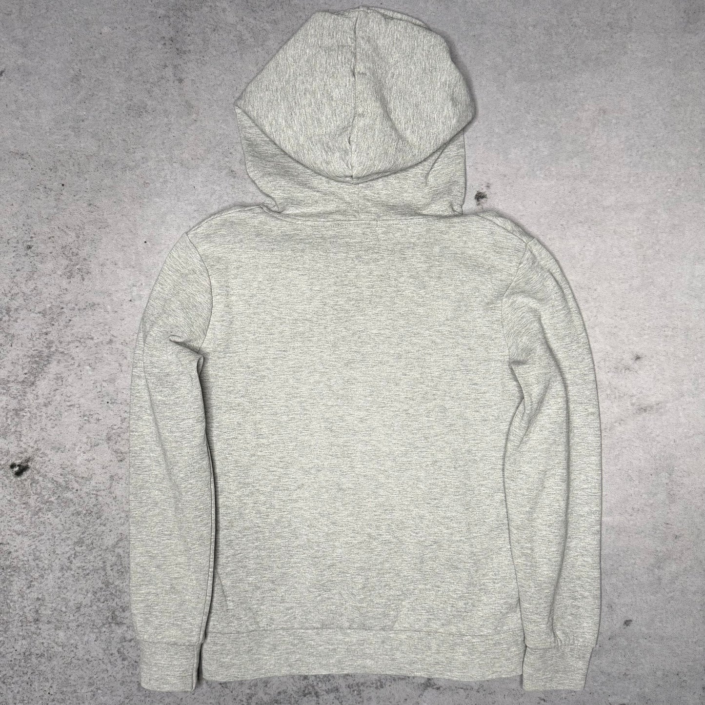 Burberry Spellout Embroidery Logo Hoodie grey (S)