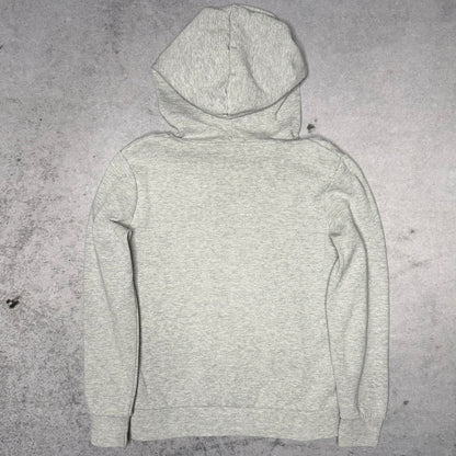 Burberry Spellout Embroidery Logo Hoodie grey (S)