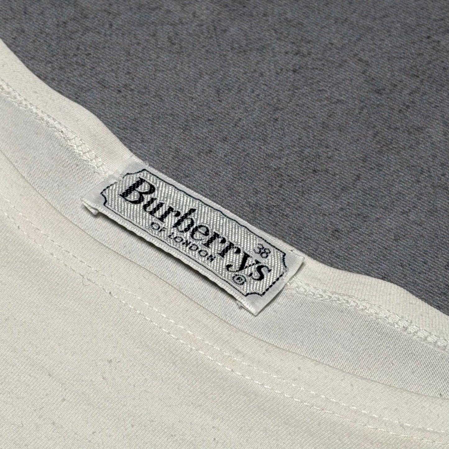 Burberry Vintage Women's Rhinestone Spellout Baby Tee (EU 38)