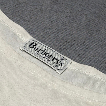 Burberry Vintage Women's Rhinestone Spellout Baby Tee (EU 38)