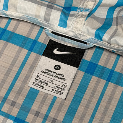 Nike 2010 Plaid Hooded Track Jacket (XL)