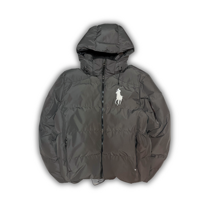 Polo Ralph Lauren Big Pony Puffer Jacket Grey (XL)