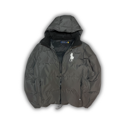 Polo Ralph Lauren Big Pony Puffer Jacket Grey (XL)