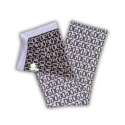 Dolce Gabbana 00s Monogram Scarf lavendel