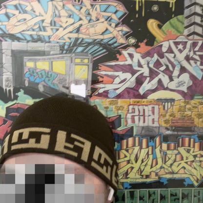 Fendi 00s Monogram Beanie brown