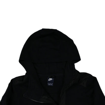 Nike Asymetrical Zip Hoodie Black Womens