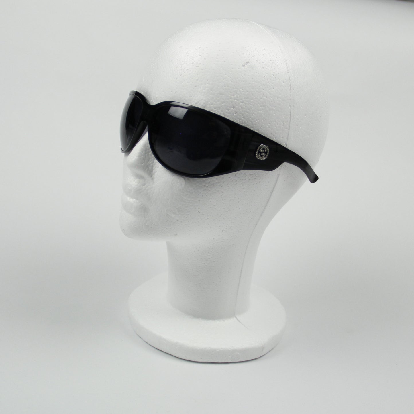 Gucci Sunglasses Y2K Black Svarovski GG Logo