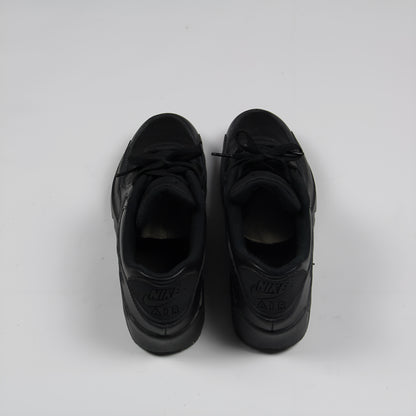 Nike Air Max 90 Triple black Leather Womens 2017