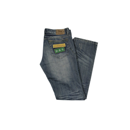 Dolce & Gabbana Y2K Distressed Patch Jeans Womens