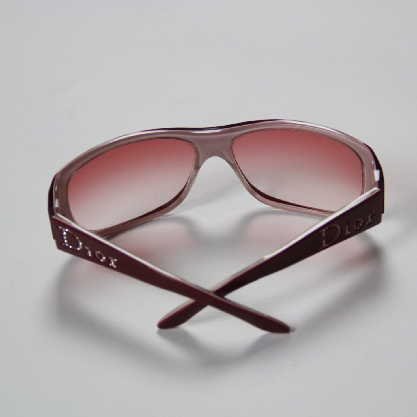 Christian Dior Y2K Sunglasses pink / rosé Bling