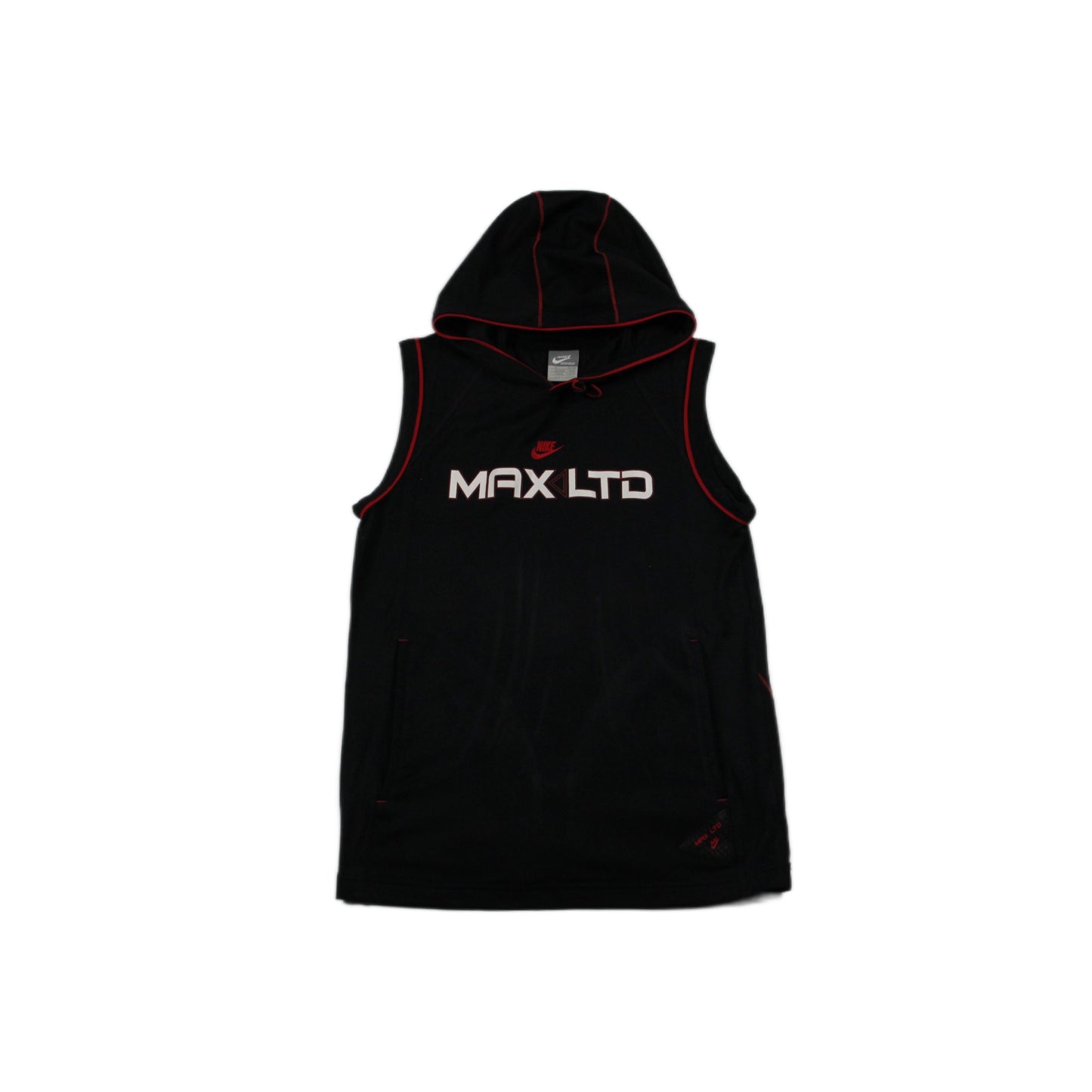 Nike 2000s AIR MAX LTD Hooded Tanktop red black