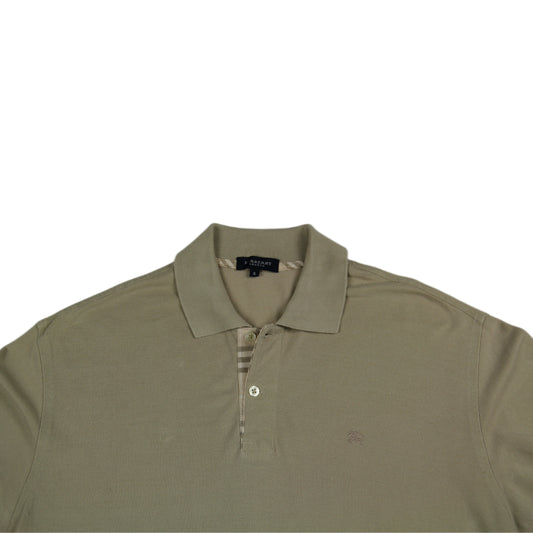 Burberry Poloshirt Check Collar beige