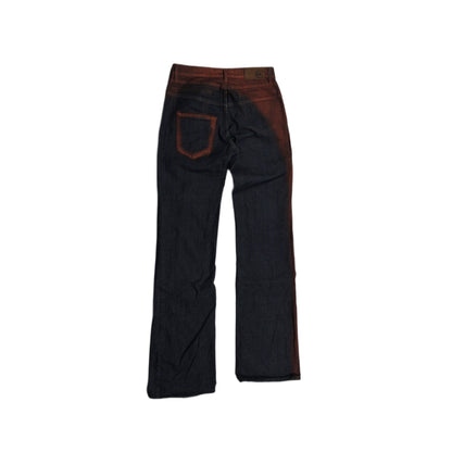 Just Cavalli Spray Paint Flared Jeans Womens