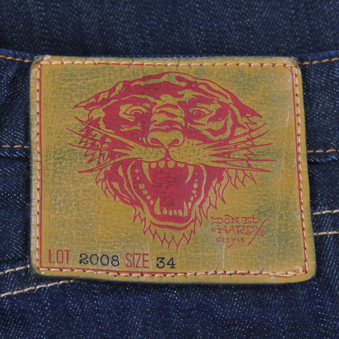 Ed Hardy Y2K Devil Flame Backprint Jeans