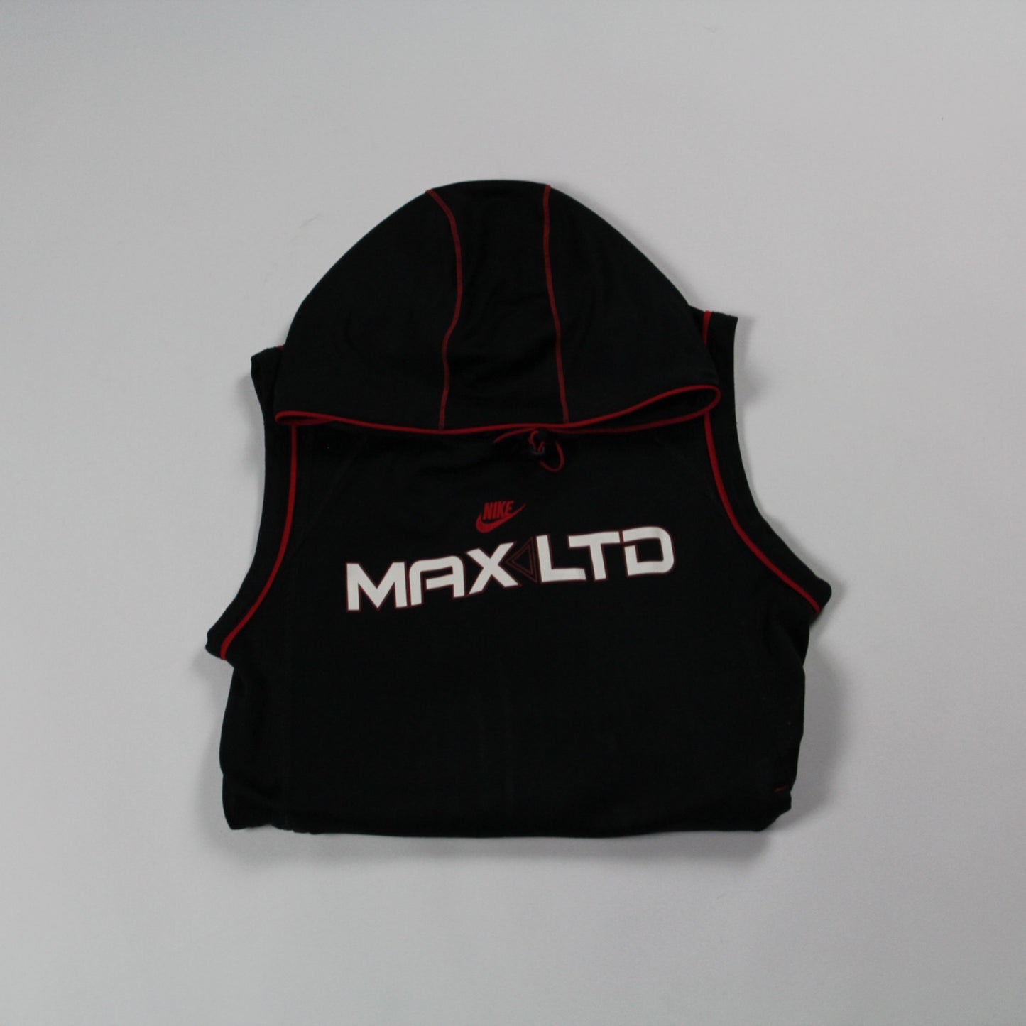 Nike 2000s AIR MAX LTD Hooded Tanktop red black