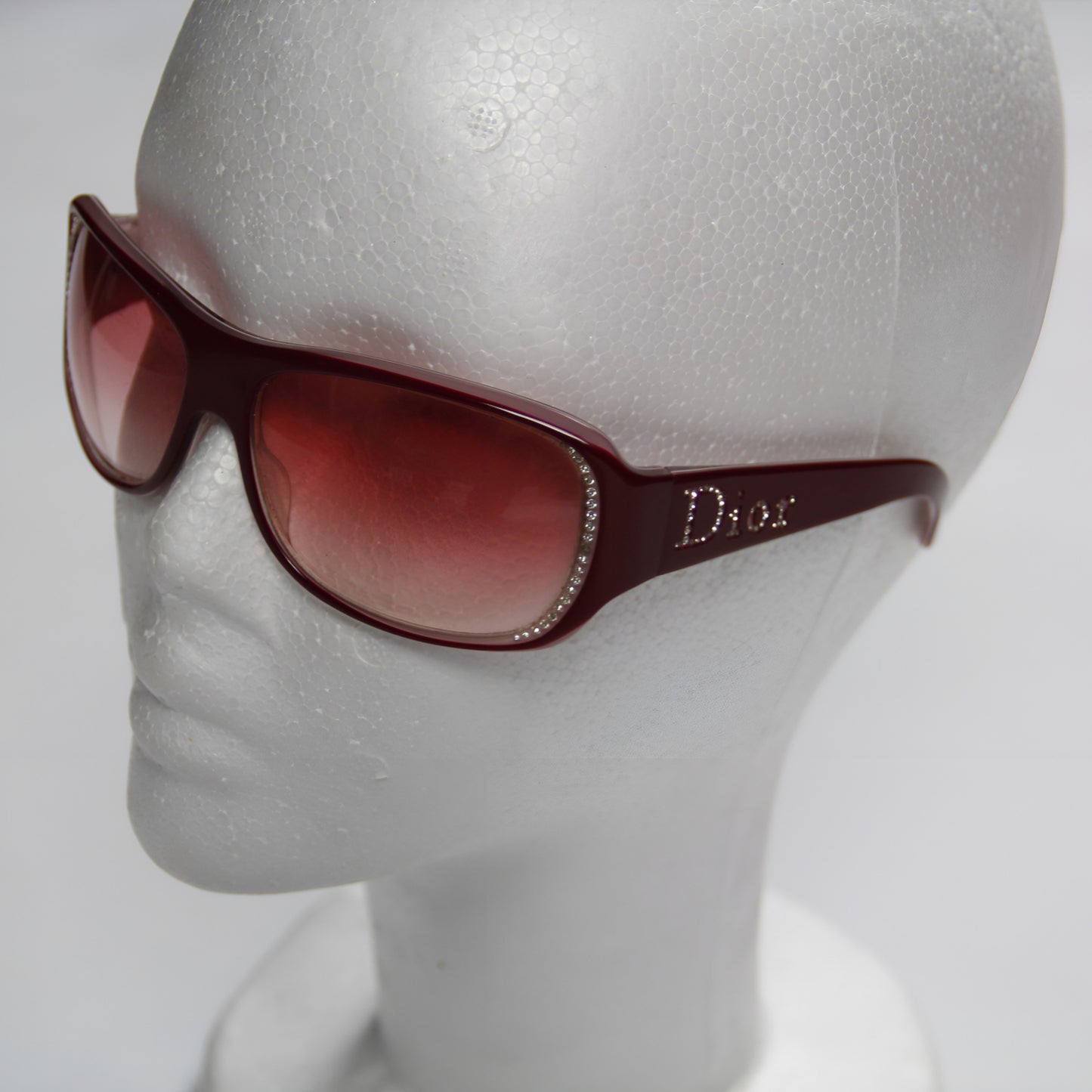 Christian Dior Y2K Sunglasses pink / rosé Bling