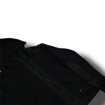 Nike Asymetrical Zip Hoodie Black Womens