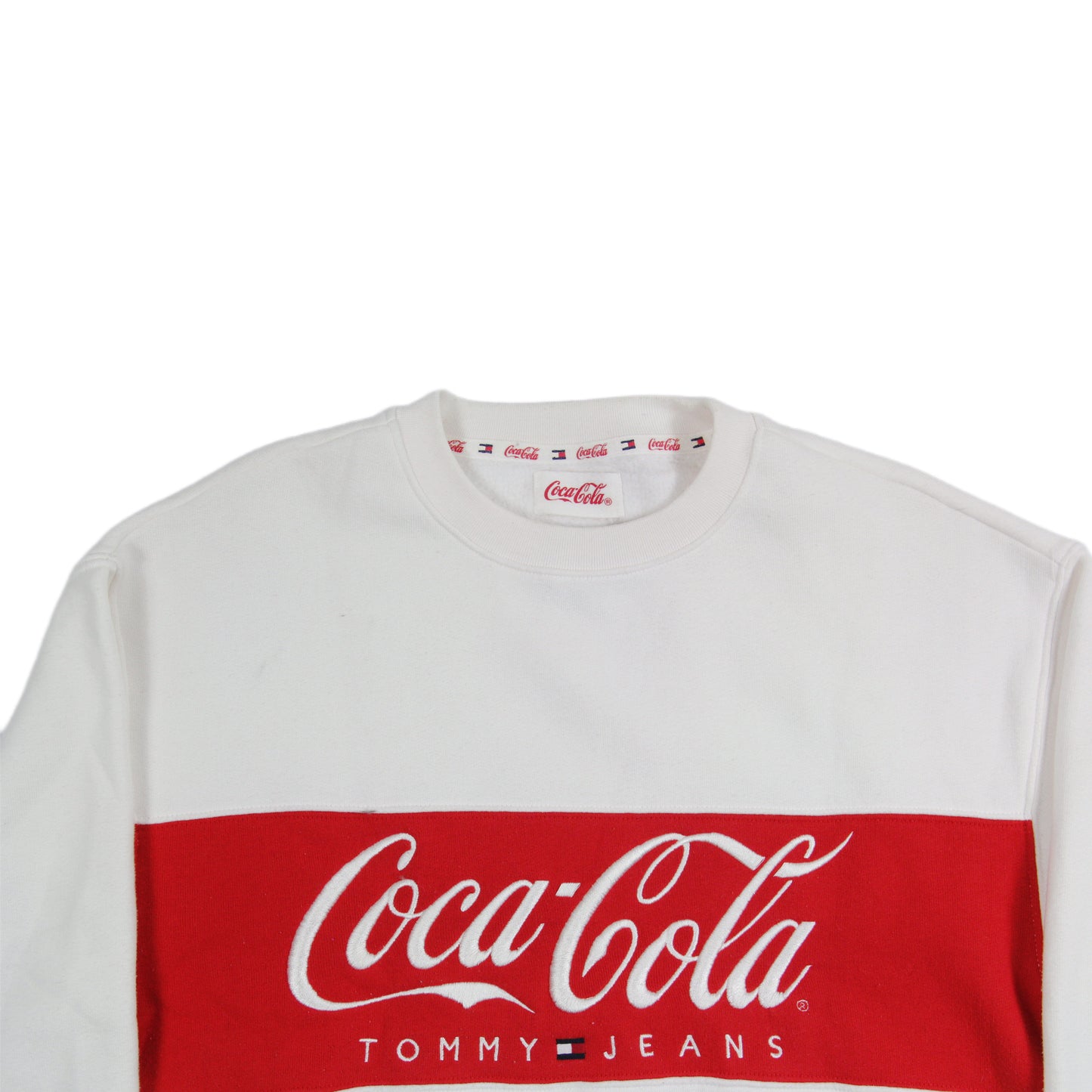 Coca Cola Tommy Jeans Sweater white red