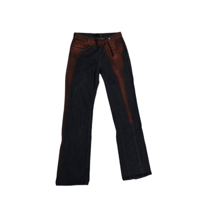 Just Cavalli Spray Paint Flared Jeans Womens